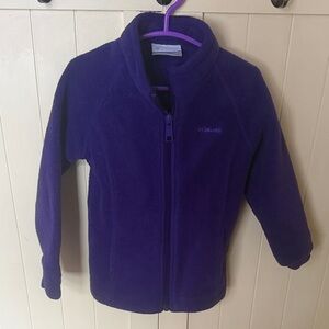 Columbia Kids Vibrant Purple Fleece Jacket